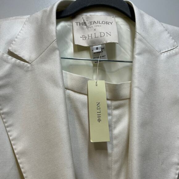 The Tailory New York x BHLDN Westlake Suit Jacket & Pant Set Cocktail Formal - Picture 3 of 14